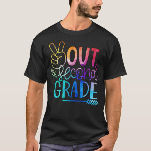 Camiseta Graduación de segundo grado de Peace Out Feliz Día
