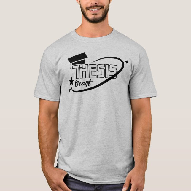 Camiseta Graduación de Tesis Bast Doctoral Life PHD (Anverso)