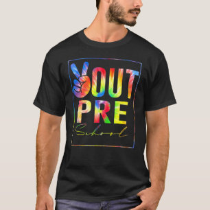 Camiseta Graduación de tinte de anclaje preescolar de Peace