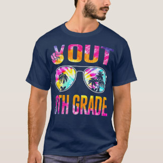 Camiseta Graduación de tintes de octavo grado de Peace Out
