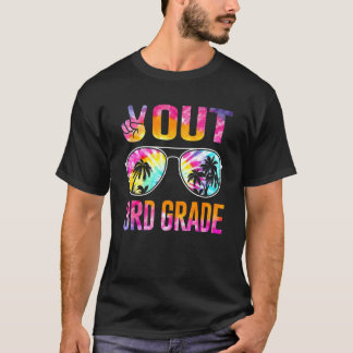 Camiseta Graduación de tintes de tercer grado de Peace Out 