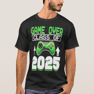 Camiseta Graduación de videojuegos Game Over Class of 2025 