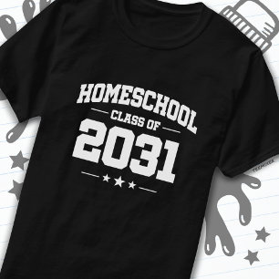 Camiseta Graduación de vuelta a la escuela primaria en 2031