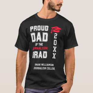 Camiseta Graduación del Día del Padre por Orgulloso Periodi