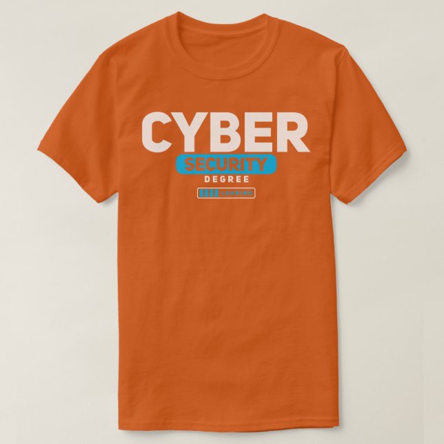 Camiseta Graduación del grado de ciberseguridad (Diseño del anverso)