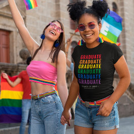 Camiseta Graduación del orgullo gay LGBT