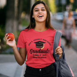 Camiseta Graduación del Personalizado de Graduados de la Es