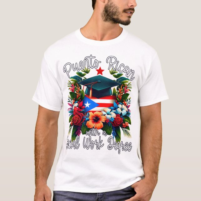 Camiseta Graduación del trabajo social en Puerto Rico 2024  (Anverso)