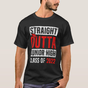 Camiseta Graduación Directa Fuera De Clase Media Junior De 