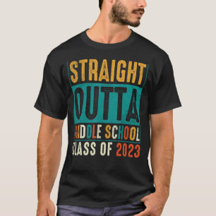 Camiseta Graduación directa fuera de la escuela secundaria 