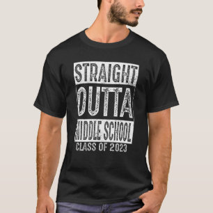 Camiseta Graduación directa fuera de la escuela secundaria 