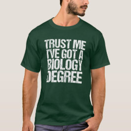 Camiseta Graduación Divertida Biología Mayor Humor Biólogo