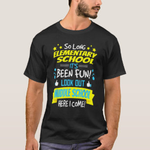 Camiseta Graduación divertida de 6º grado de la Escuela Pri