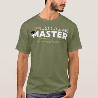 Camiseta Graduación divertida en ciencias de la computación