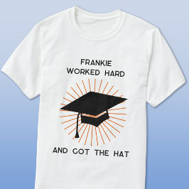 Camiseta Graduación divertida personalizada