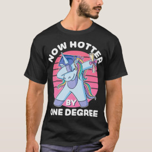 Camiseta Graduación divertida Pun Unicorn Dabbing Hotter po