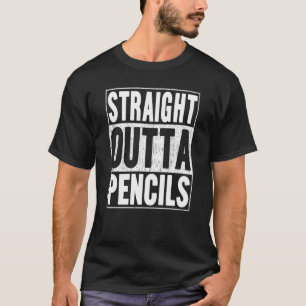 Camiseta Graduación escolar de Straight Outta Pencils