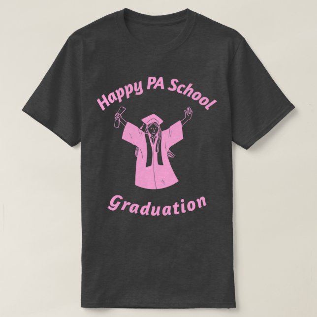 Camiseta Graduación feliz de la escuela primaria (Diseño del anverso)