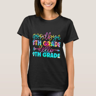 Camiseta Graduación Graduación Tíe Dye Noveno Grado Aquí Ve