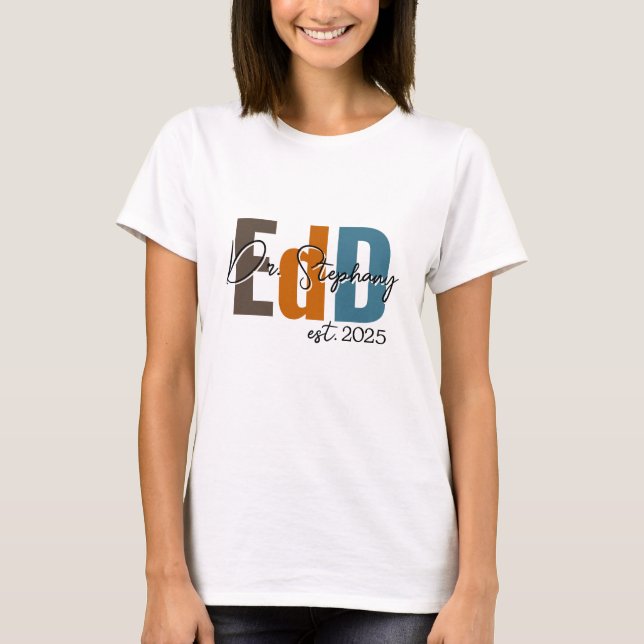 Camiseta Graduación Graduada Doctorado (Anverso)