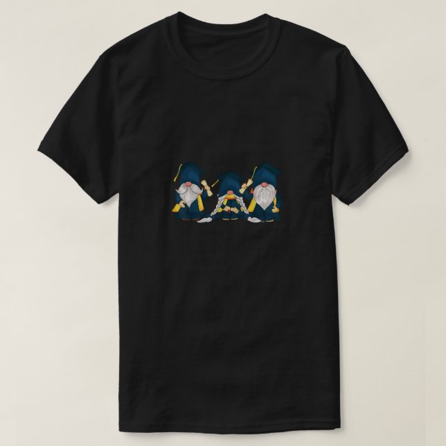 Camiseta Graduación Graduada Gradual De Gnome De 2023 Mujer (Diseño del anverso)
