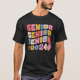 Camiseta Graduación Groovy Senior 2024 De Vuelta A La Clase