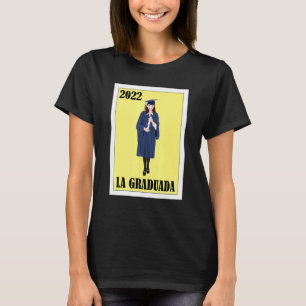 Camiseta Graduación hispana 2022 Diseño Bingo mexicano La