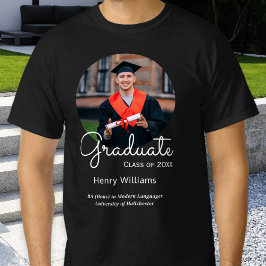 Camiseta Graduación Keepsake Graduate Name and Photo Person