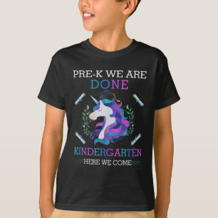 Camiseta Graduación mágica Unicornio antes de la graduación