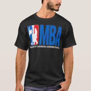 Camiseta Graduación MBA Regalo Baloncesto Tema Pun Grad Reg