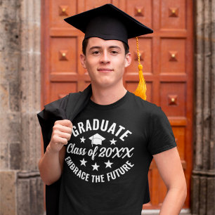 Camiseta Graduación Moderna Personalizada Guy Grad