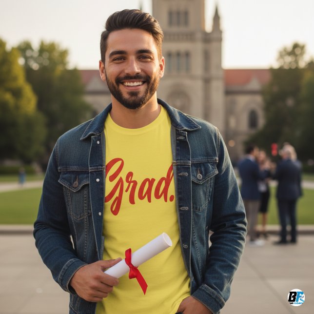 Camiseta Graduación moderna y de moda personalizada (Subido por el creador)