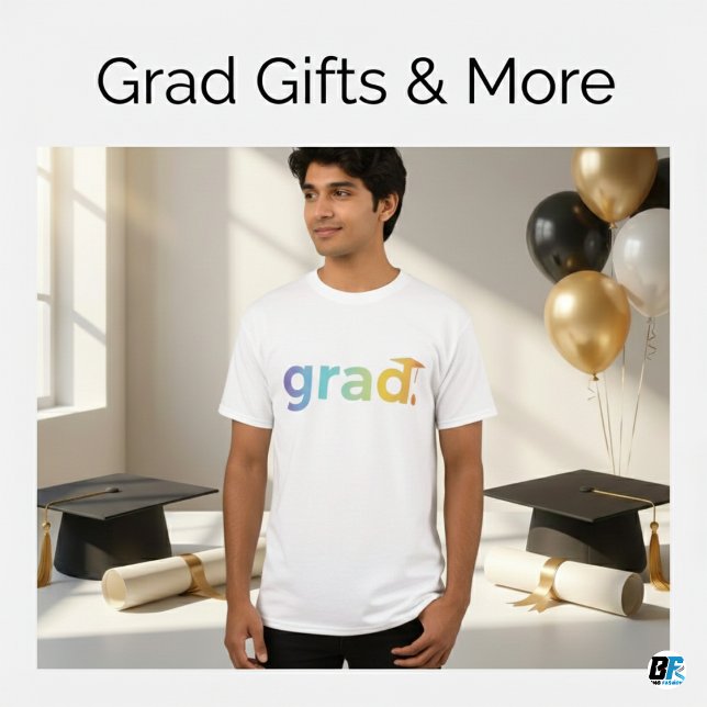 Camiseta Graduación moderna y de moda personalizada (Subido por el creador)