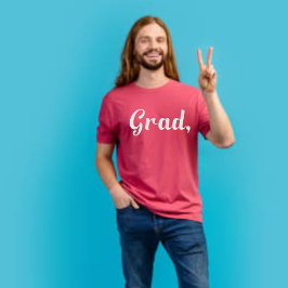 Camiseta Graduación moderna y de moda personalizada