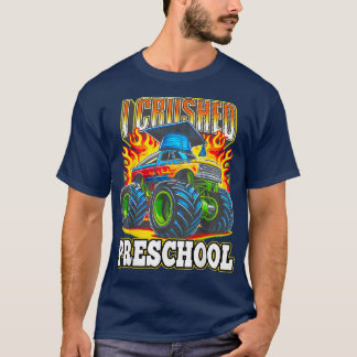 Camiseta Graduación Niños con Monstruo de Educación Preesco