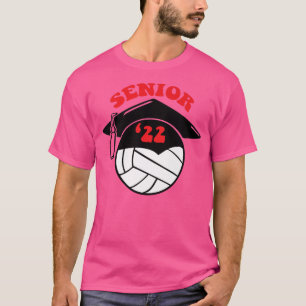 Camiseta Graduación nocturna superior de voleibol Cap1353