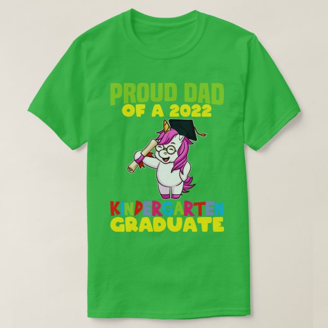 Camiseta Graduación Orgullosa Papá 2022 Graduado 9 (Diseño del anverso)