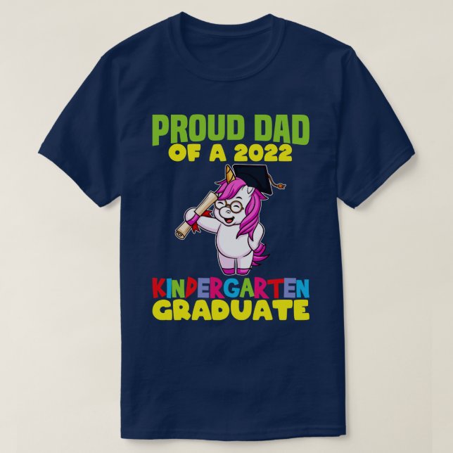 Camiseta Graduación Orgulloso Padre 2022 Graduado 10 (Diseño del anverso)