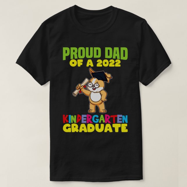 Camiseta Graduación Orgulloso Padre 2022 Graduado 13 (Diseño del anverso)