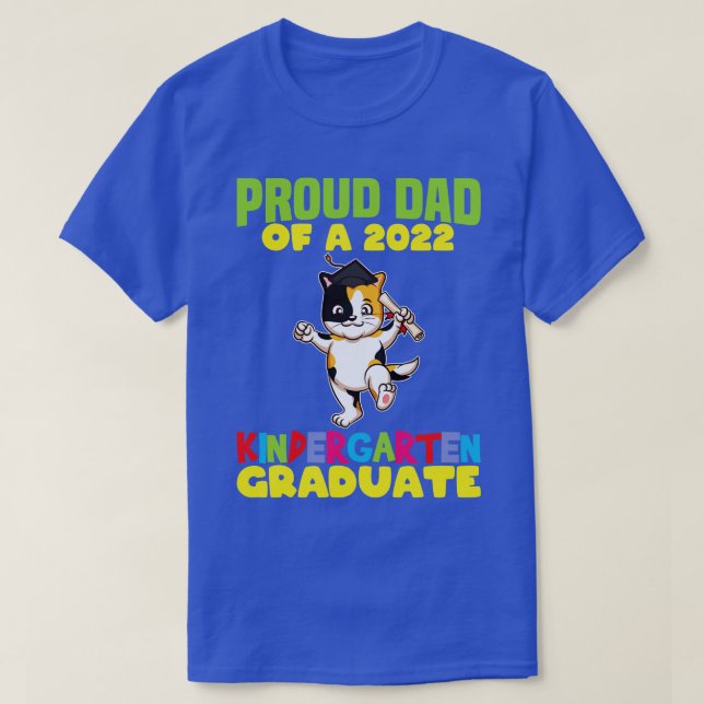 Camiseta Graduación Orgulloso Padre 2022 Graduado de jardín (Diseño del anverso)