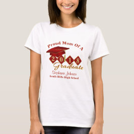 Camiseta Graduación Oro Rojo 20XX