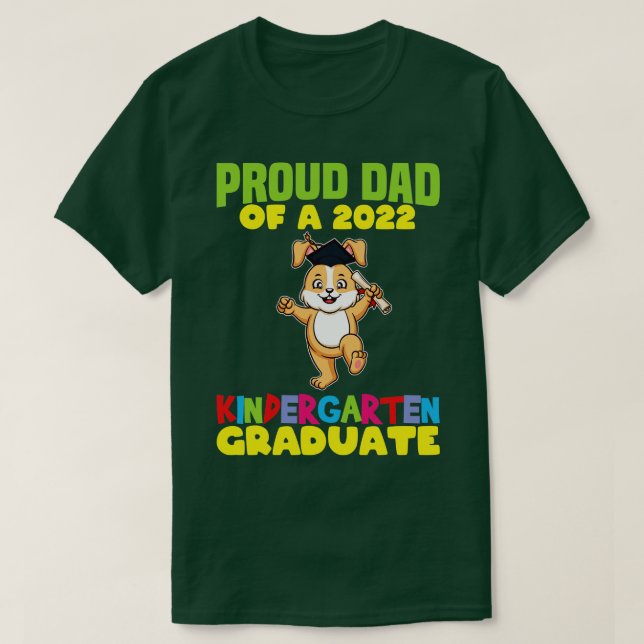 Camiseta Graduación Papá Orgulloso 2022 Graduado 5 (Diseño del anverso)