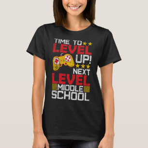 Camiseta Graduación para videojugador de secundaria de nive