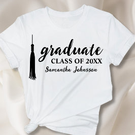 Camiseta Graduación personalizada 2024 con nombre de gradua