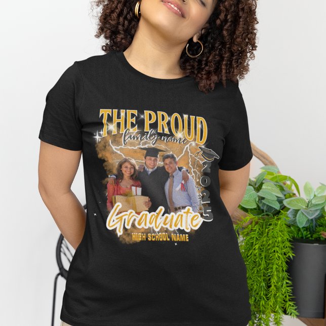 Camiseta Graduación personalizada de 2025 con familia orgul (Subido por el creador)