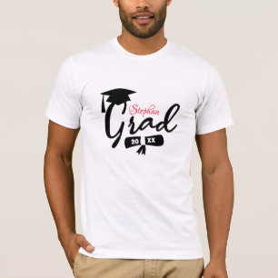 Camiseta Graduación personalizada del año escolar de nombre