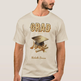 Camiseta Graduación personalizada moderna y atrevida 