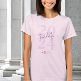 Camiseta Graduación Personalizada Simple Moderna Script 202