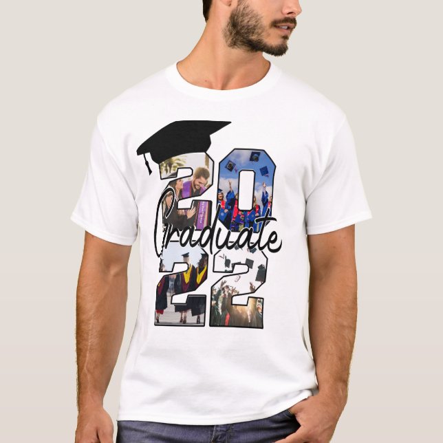 Camiseta Graduación personalizada TShirt con foto Personali (Anverso)