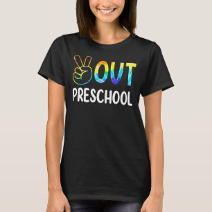 Camiseta Graduación preescolar de Peace Out